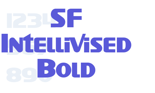 SF Intellivised Bold Font Download