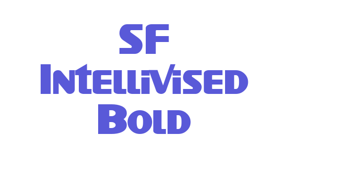 SF Intellivised Bold Font Download