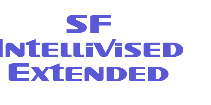 SF Intellivised Extended Font Download