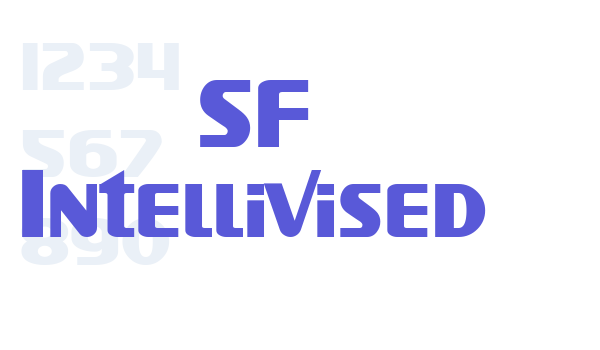 SF Intellivised Font