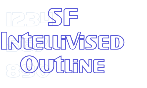 SF Intellivised Outline Font Download