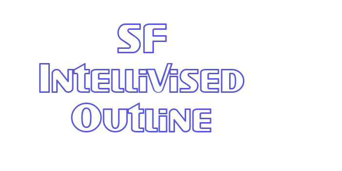 SF Intellivised Outline Font Download