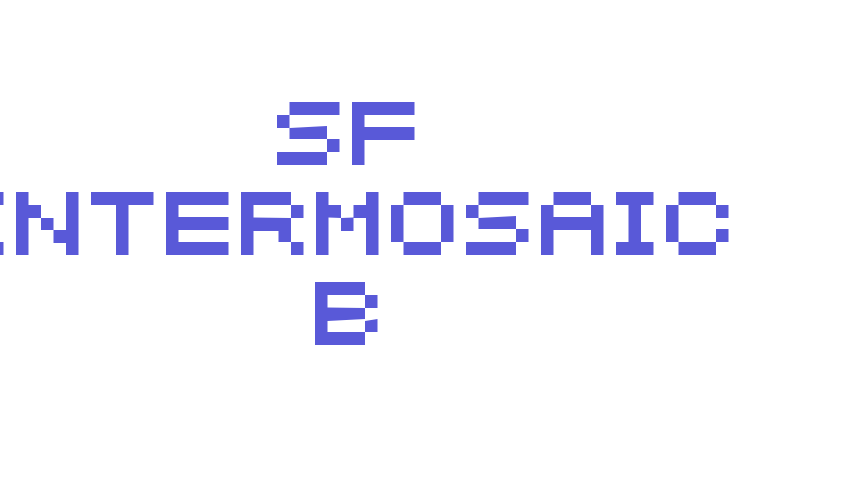 SF Intermosaic B Font Download