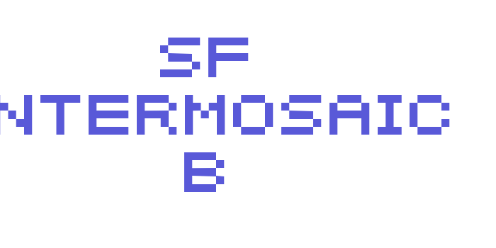 SF Intermosaic B Font Download