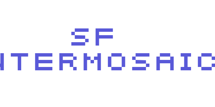 SF Intermosaic Font Download