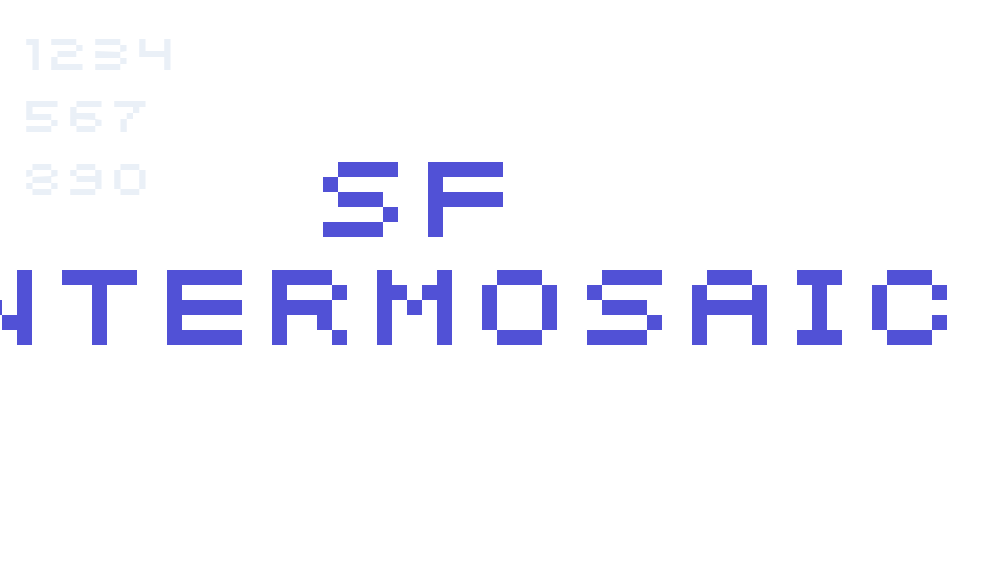 SF Intermosaic-font-download