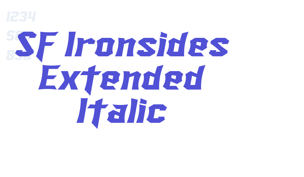 SF Ironsides Extended Italic-font-download