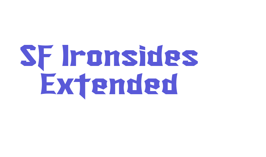 SF Ironsides Extended Font Download