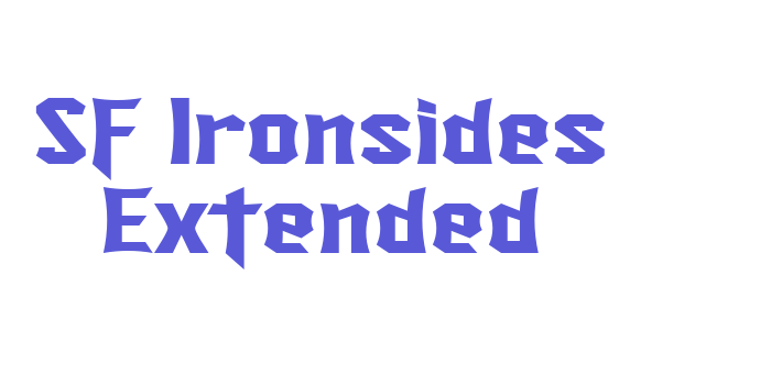 SF Ironsides Extended Font Download