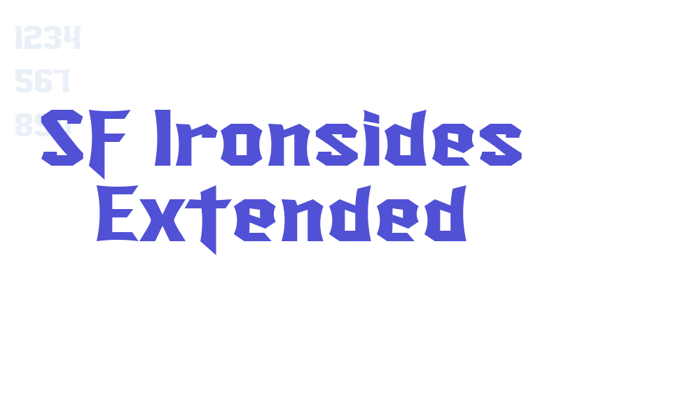 SF Ironsides Extended-font-download