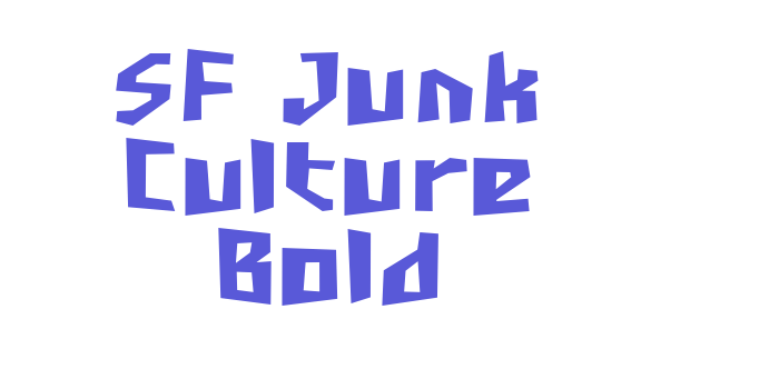 SF Junk Culture Bold Font Download