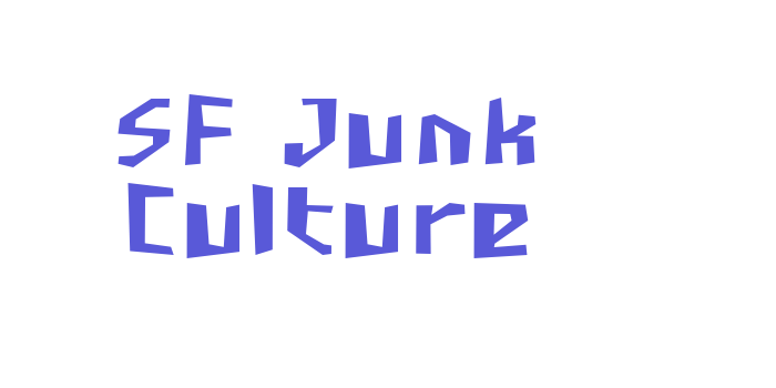 SF Junk Culture Font Download