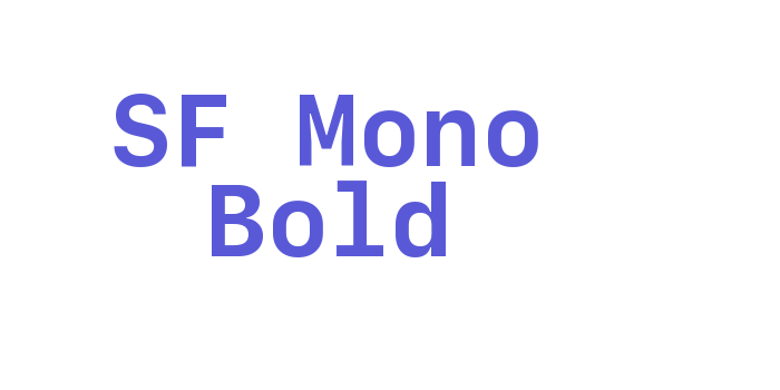 SF Mono Bold Font Download