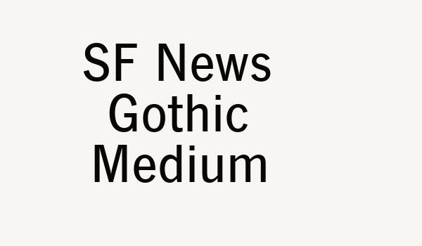 SF News Gothic Medium Font