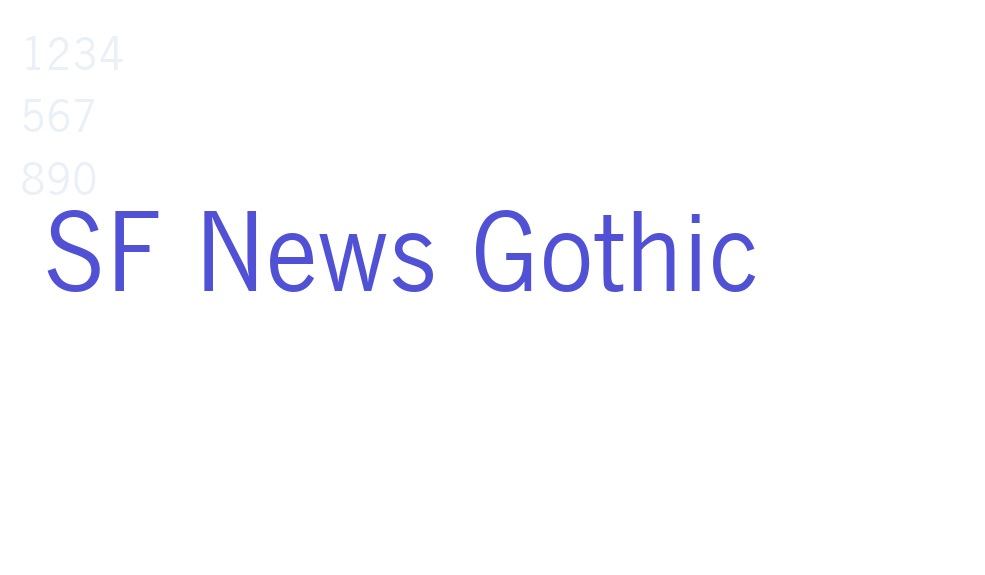 SF News Gothic-font-download