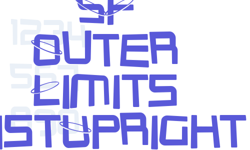 SF Outer Limits DistUpright Font Download