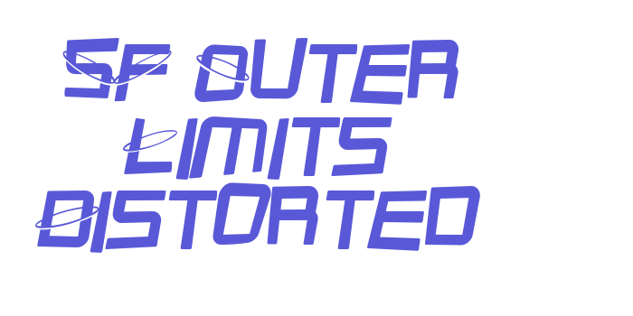 SF Outer Limits Distorted Font Download