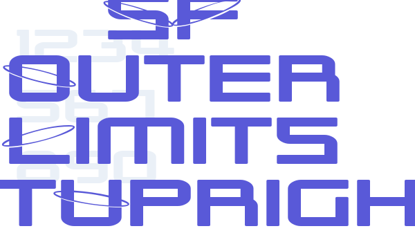 SF Outer Limits ExtUpright Font