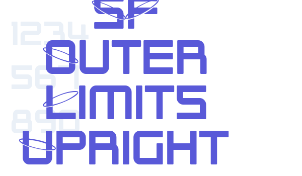 SF Outer Limits Upright Font