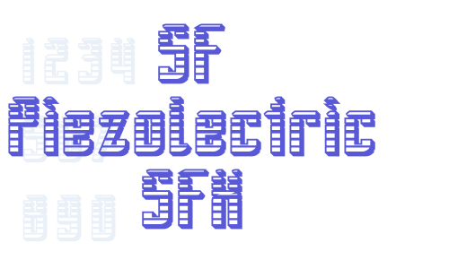 SF Piezolectric SFX Font Download