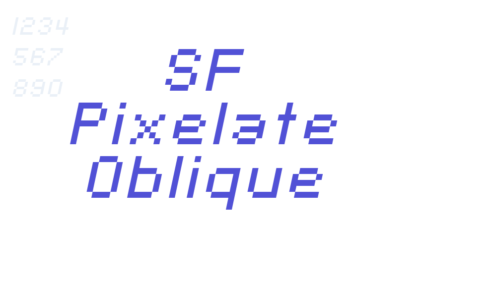 SF Pixelate Oblique-font-download