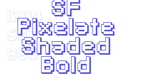 SF Pixelate Shaded Bold-font-download