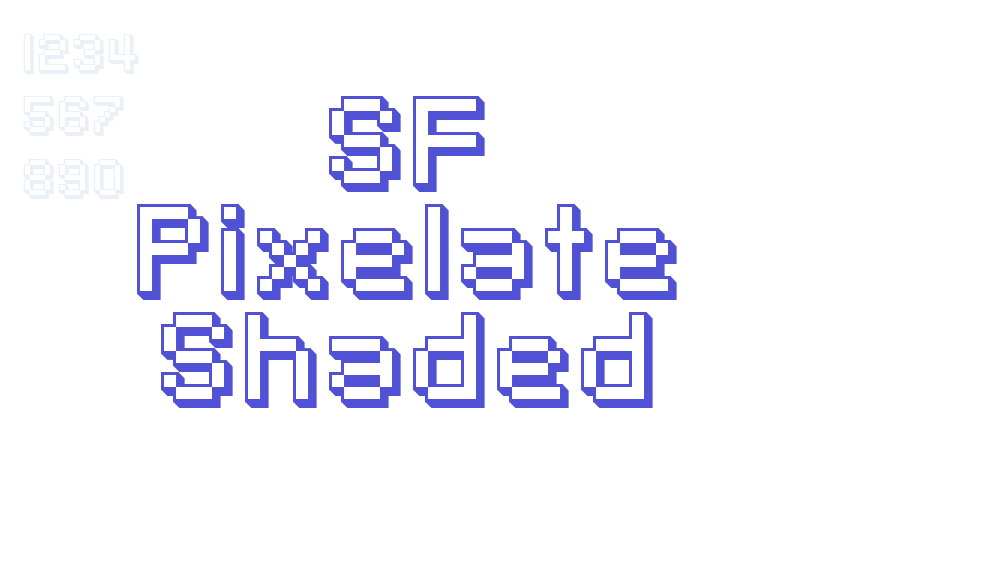 SF Pixelate Shaded-font-download