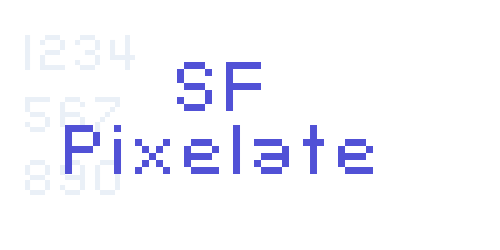 SF Pixelate-font-download
