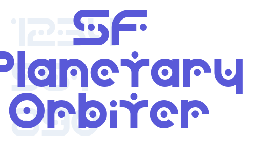 SF Planetary Orbiter Font Download