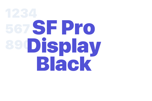 SF Pro Display Black