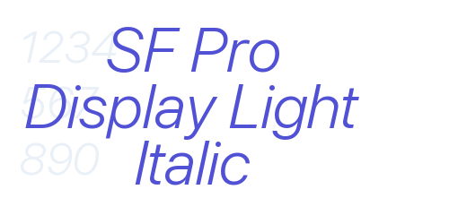 SF Pro Display Light Italic-font-download
