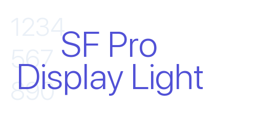 SF Pro Display Light-font-download