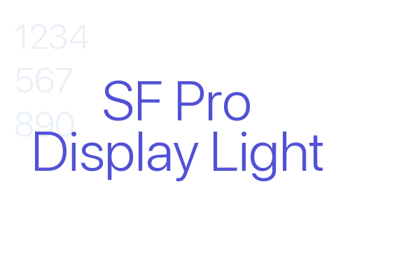 SF Pro Display Light