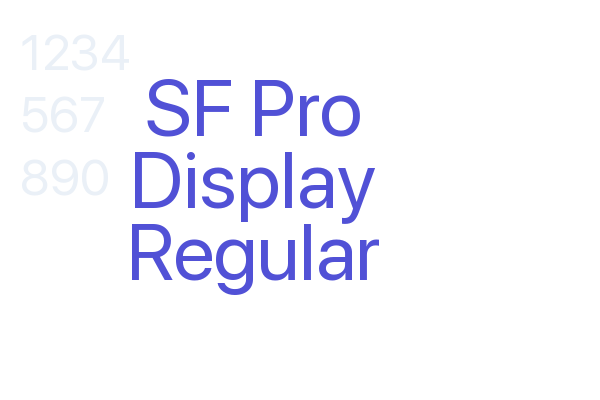 SF Pro Display Regular
