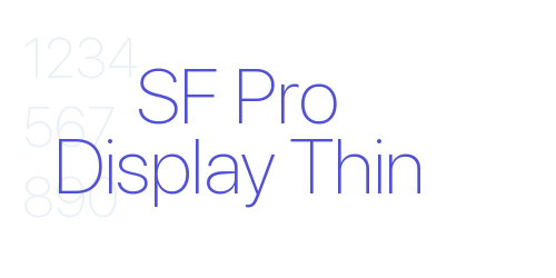 SF Pro Display Thin-font-download
