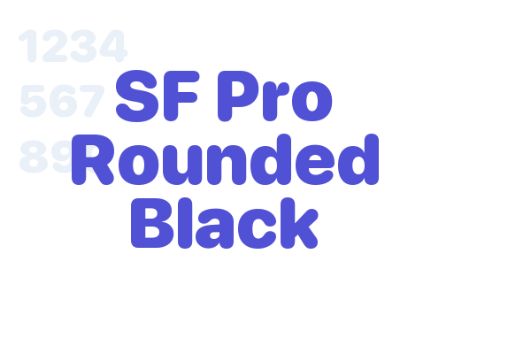 SF Pro Rounded Black