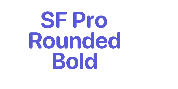 SF Pro Rounded Bold Font Download