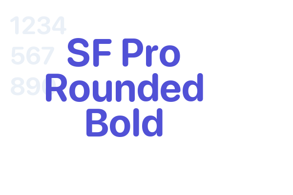 SF Pro Rounded Bold