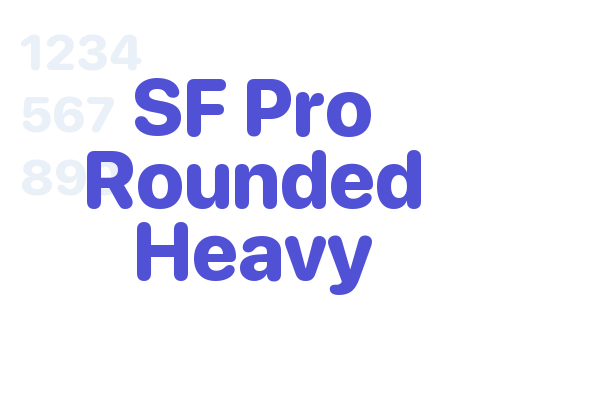 SF Pro Rounded Heavy
