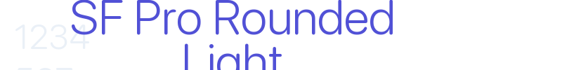 SF Pro Rounded Light-font