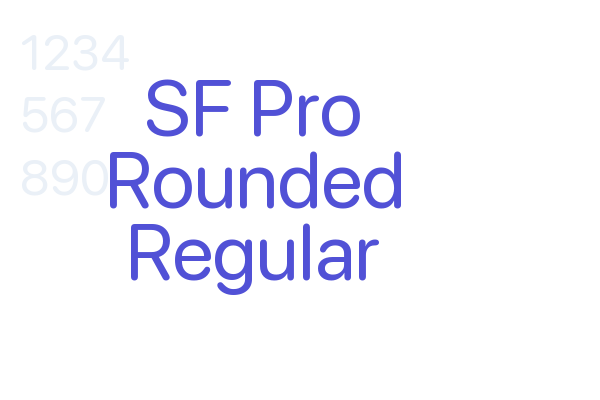 SF Pro Rounded Regular