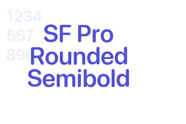 SF Pro Rounded Semibold