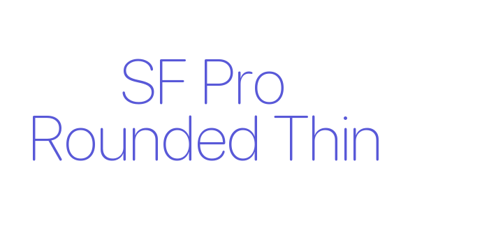 SF Pro Rounded Thin Font Download