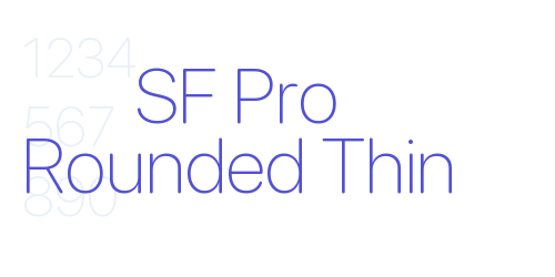 SF Pro Rounded Thin-font-download