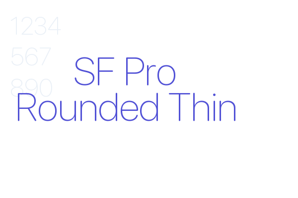 SF Pro Rounded Thin