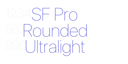 SF Pro Rounded Ultralight-font-download