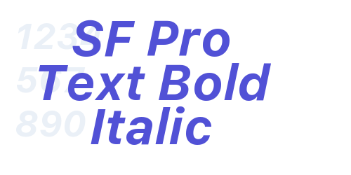 SF Pro Text Bold Italic-font-download