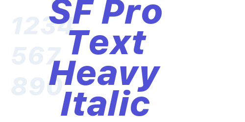 SF Pro Text Heavy Italic-font-download