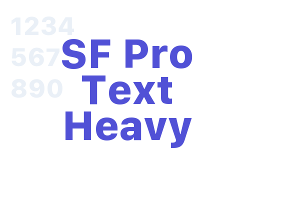 SF Pro Text Heavy