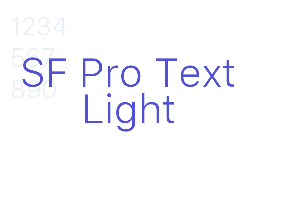 SF Pro Text Light
